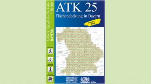 Die Vorderseite der ATK 25 zeigt die 2Flächendeckung in Bayern
