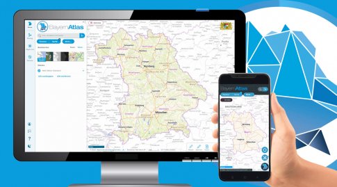 Der neue BayernAtlase ist am PC und am Handy zu sehen.